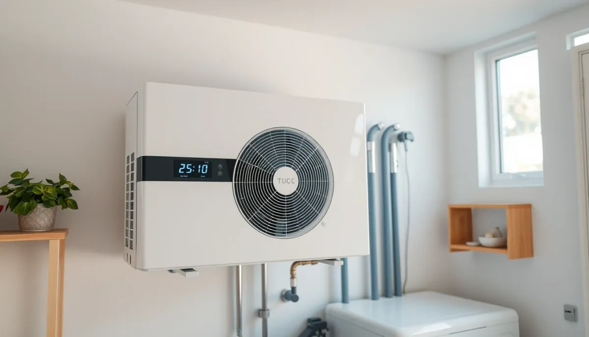 Pompe à chaleur air/eau réversible murale avec thermostat programmable
